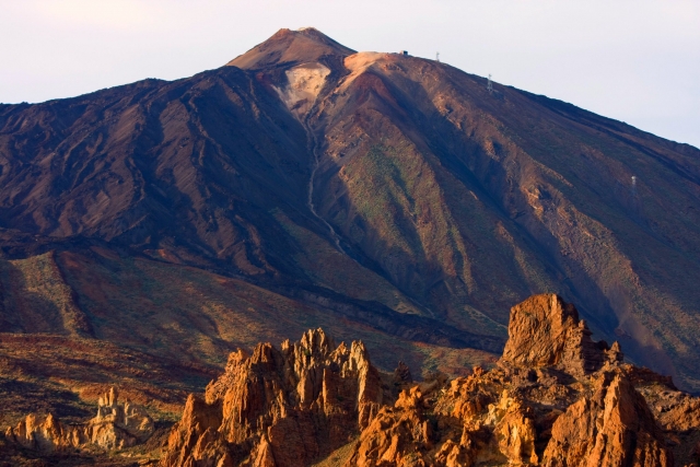  La vetta del Teide a Tenerife 