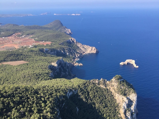 Views from a paramotor flight 