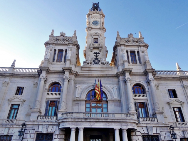 Fachada del Ayuntamiento de Valencia