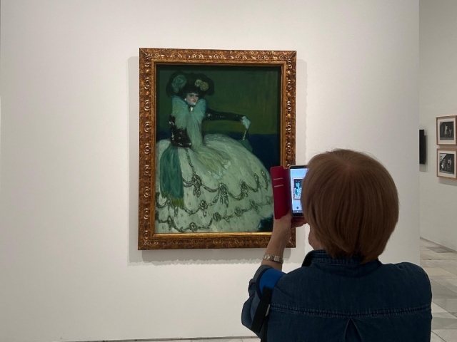  Femme en bleu 