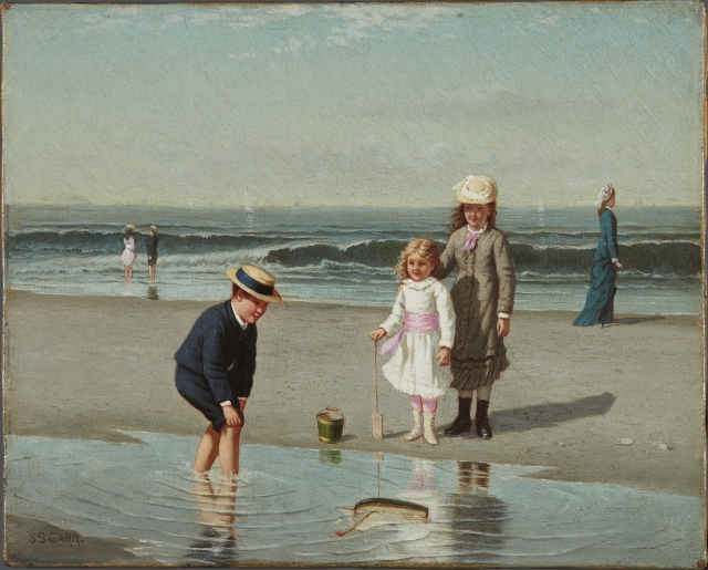 Cuadro Niños en la playa