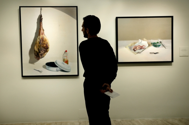 Hombre en el Museo Thyssen
