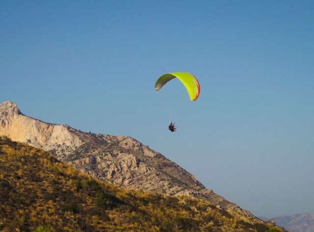 Volando por las montañas
