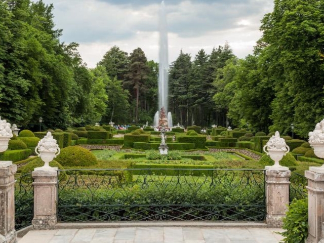 Formal French-style gardens 