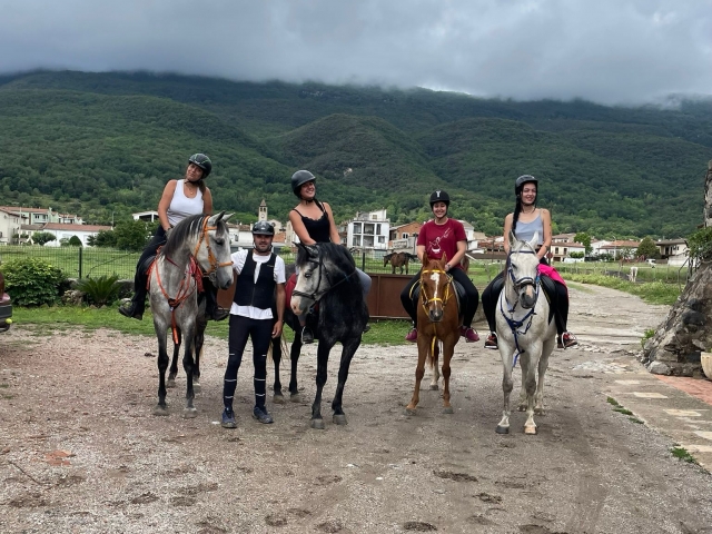  Foto com os cavalos
