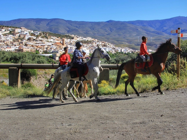 Cabalgamarras en grupo