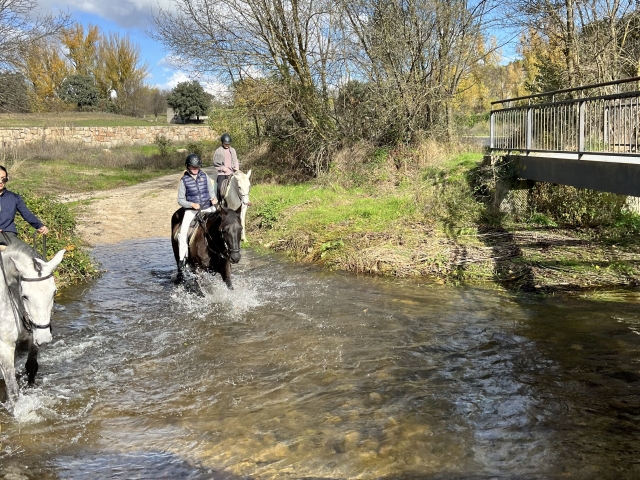  crossing the river on horseback 
