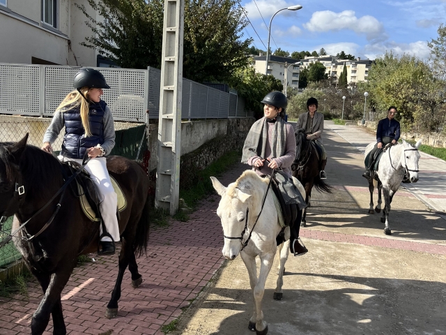 Ruta a caballo de 1 hora y media