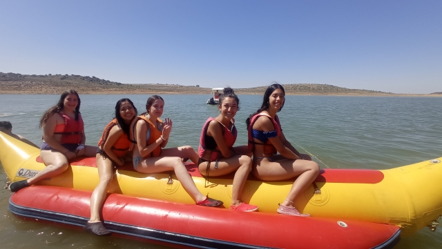 Actividades acuáticas durante el campamento