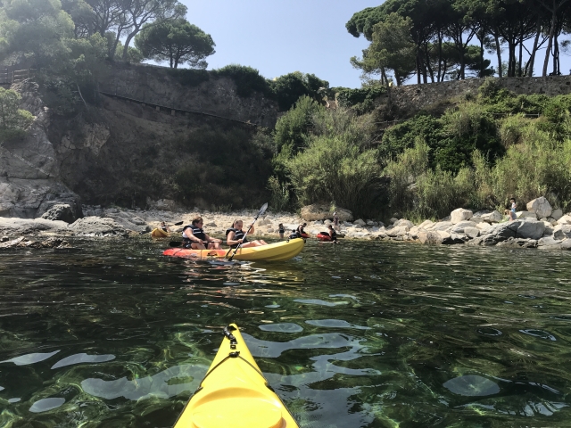  Percorso in kayak a Playa de Aro 