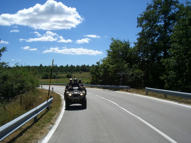Pilotando el quad individual