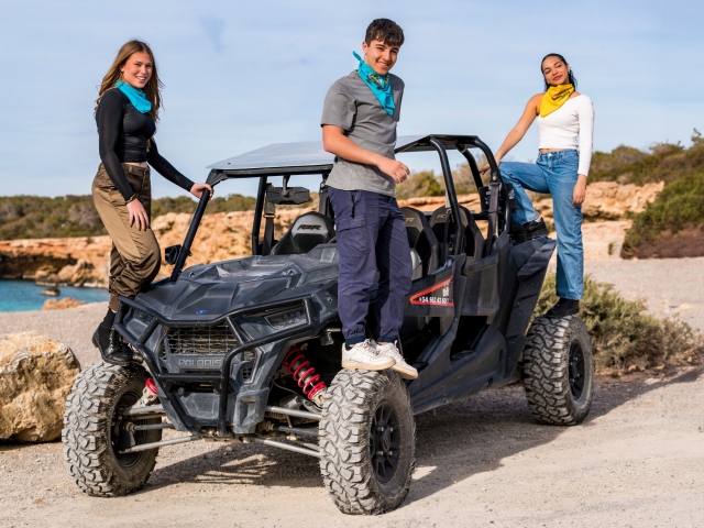  Rota de buggy com amigos 
