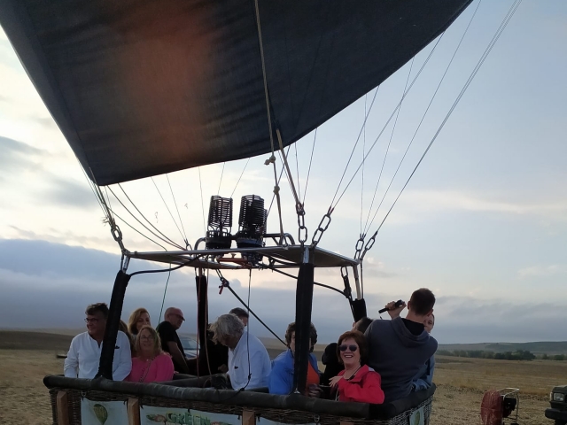 Experiencia de vuelo en globo