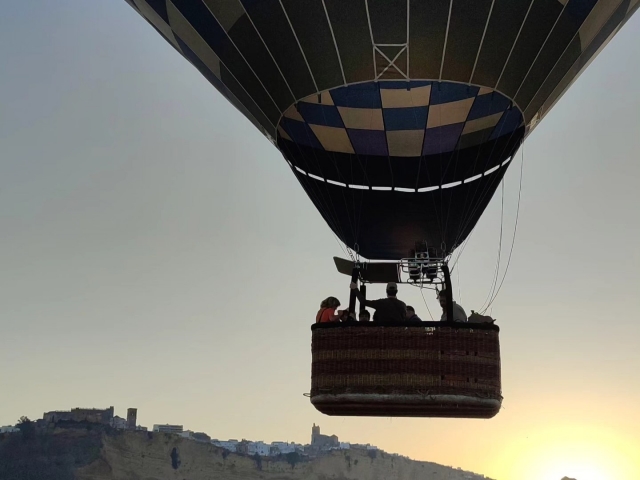 Experiencia aérea con un vuelo en globo