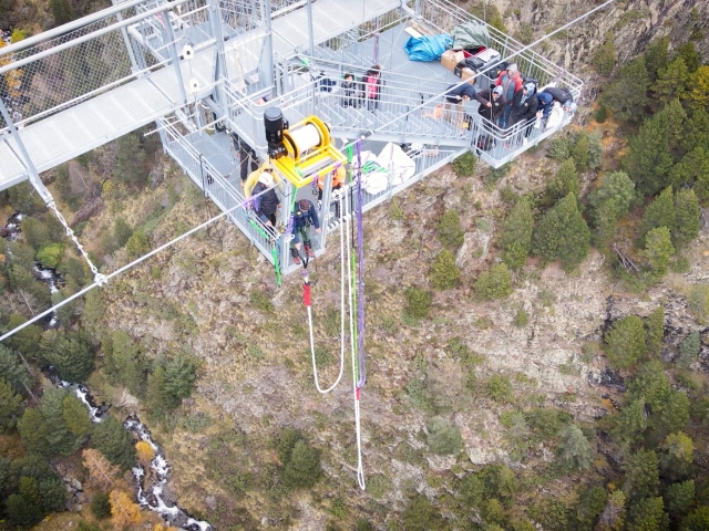 Plataforma para el bungee