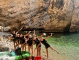 Ruta guiada kayak, Cala Granadella, 3h adulto+niño