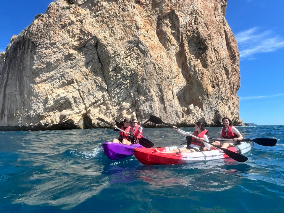 Ruta en kayak desde Moraira