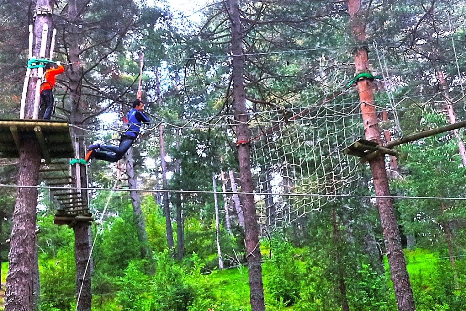 Circuito de tirolinas