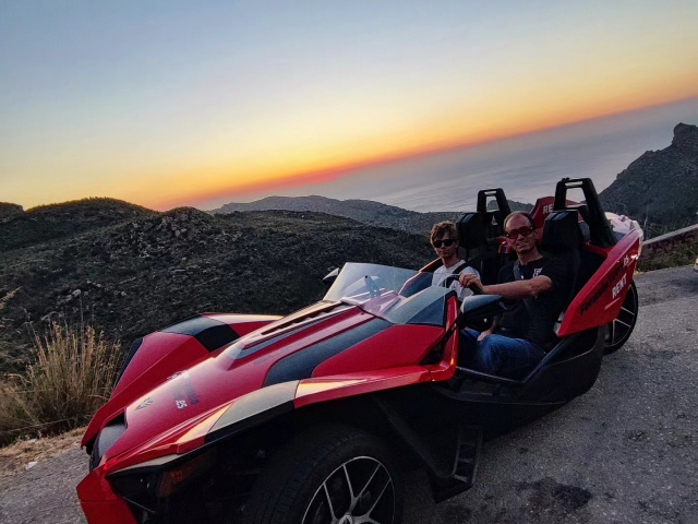 Sonnenuntergangstour im Formelauto entlang der Costa Calvià, 2'5h