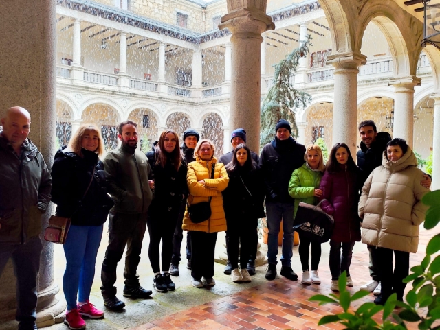 Foto grupal durante la visita