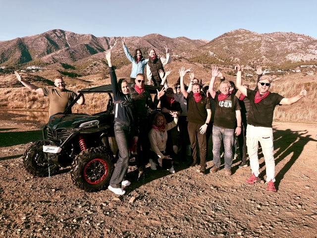 4-Sitzer-Buggy-Route durch die Sierra de Mijas, 2 Stunden