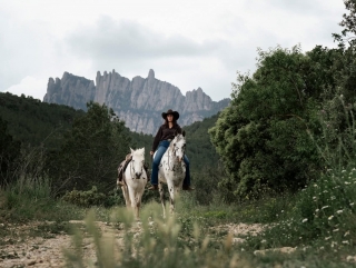 Percurso a cavalo pelo Parque Natural de Montserrat, 1'5h