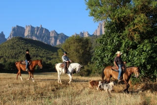 Percurso a cavalo pelo Parque Montserrat + café da manhã 3 horas