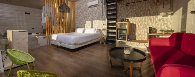  Innenraum des Bungalows 