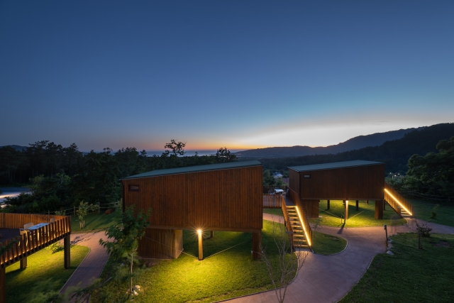  Los Nidos in der Abenddämmerung 