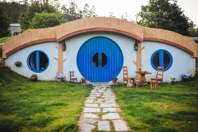  Vorderseite Blaue Unterkunft 