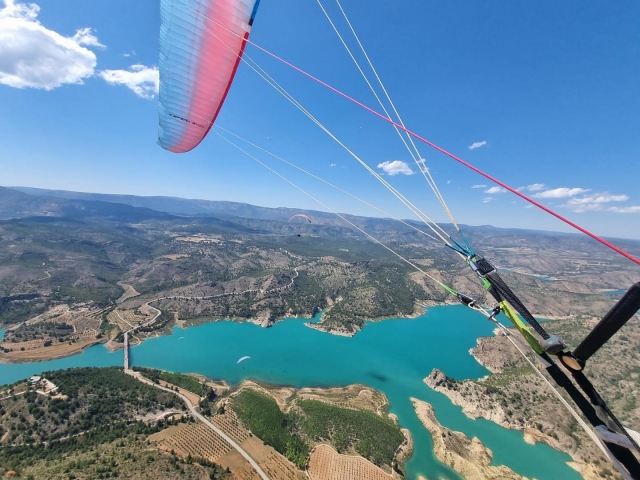 Vistas aéreas durante el vuelo