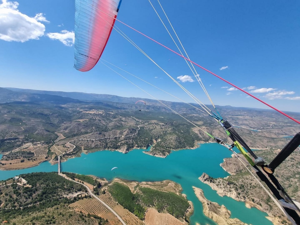 Vistas aéreas durante el vuelo