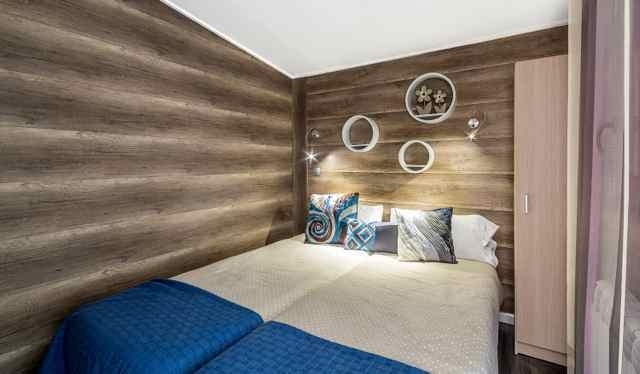 Dormitorio en Bungalow en Madrid lujo ecologico Ecolodge