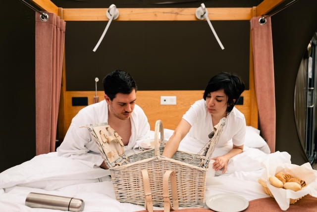 Desayunando en la cama