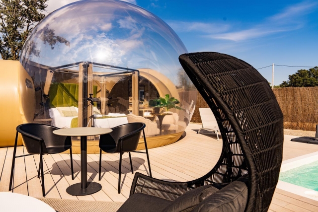 Interior de la burbuja