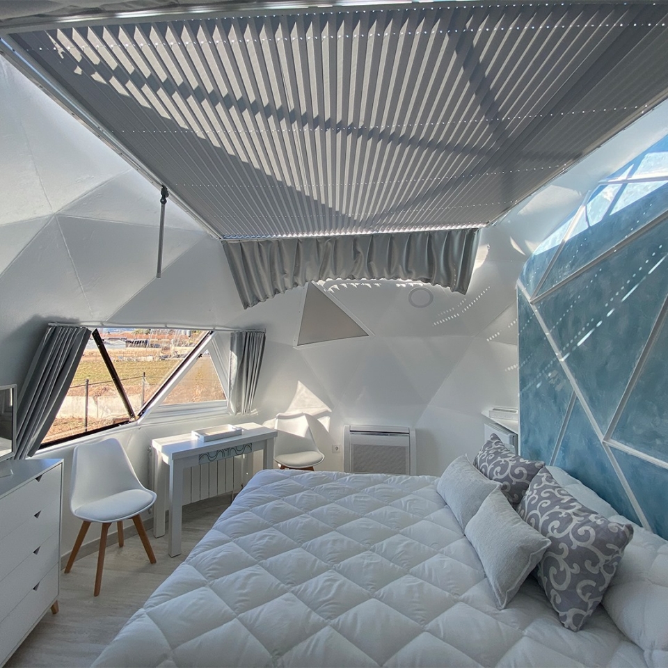  Vue de l'intérieur du dôme 