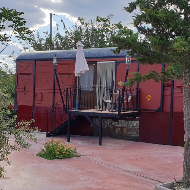 Escapade et jacuzzi Wagon de train Caravaca de la Cruz