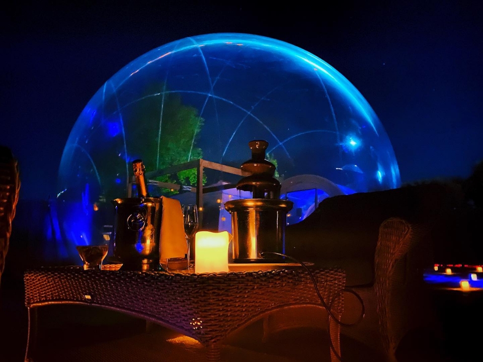 Plan de nuit dans la bulle 