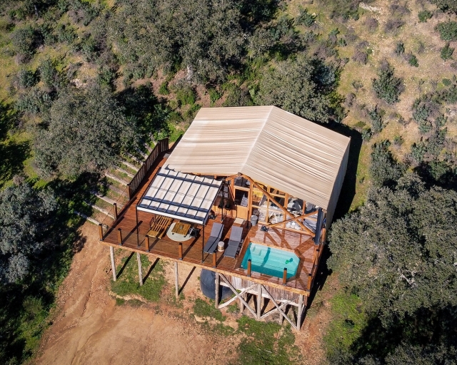 La cabine vue d'en haut 