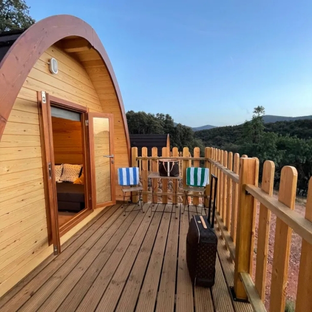 Vista exterior del Pod