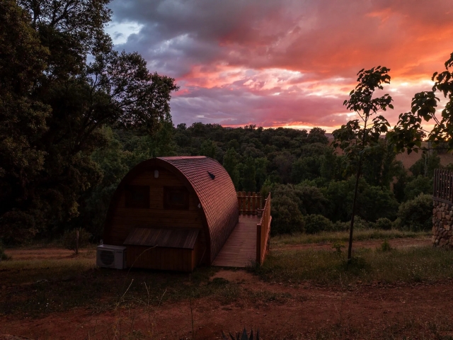 Cork Valley Cabaña al Atardecer