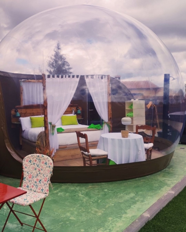  Exterior view of the bubble 