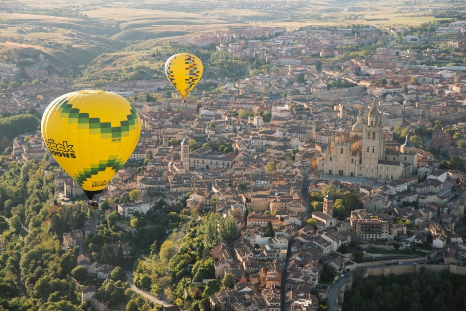 Expérience en montgolfière à Ségovie 