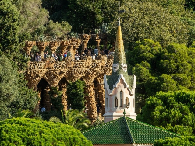 Parque Güell en Barcelona