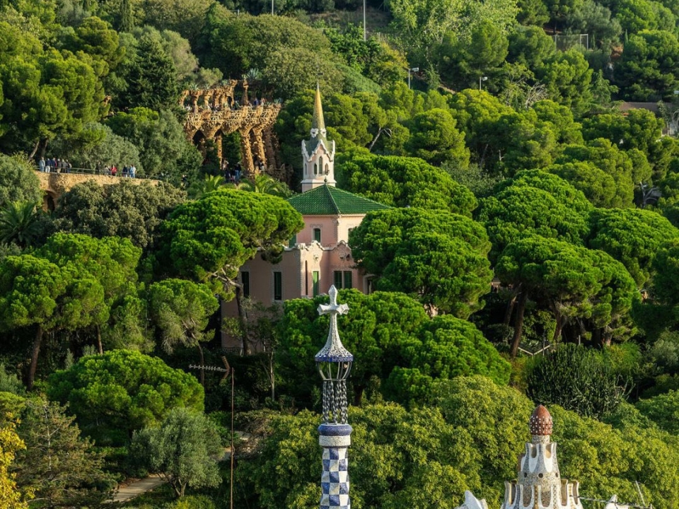 Parque en la Sierra de Collserola