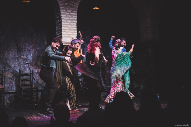  Espetáculo de flamenco no pátio do Museu 