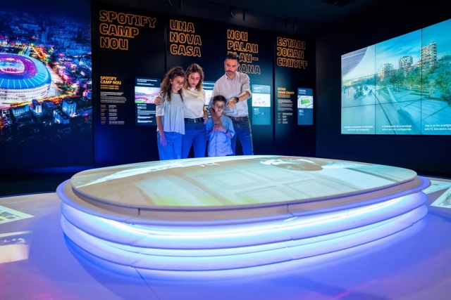 Visita inmersiva en el Museo del FC Barcelona