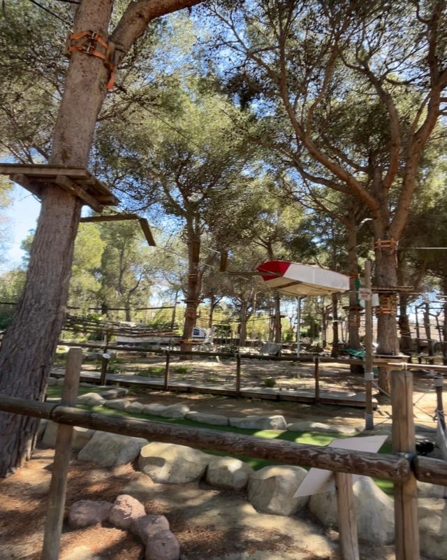  Tirolesa em Calafell 