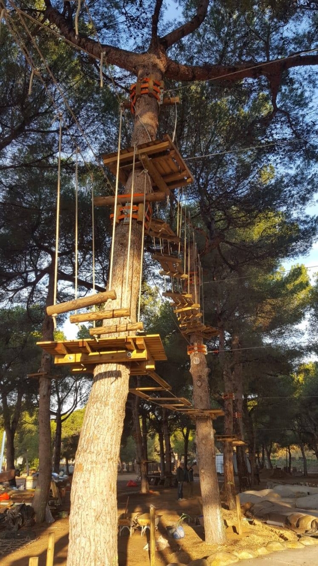  Passe nos testes de tirolesas 