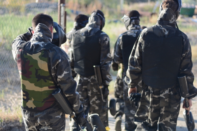 Partita di paintball a Madrid 